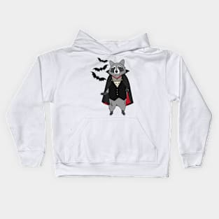 Vampire Raccoon Kids Hoodie